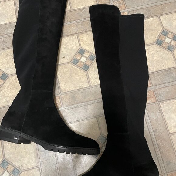 Stuart Weitzman Over The knee Boots 11.5 Suede - Picture 1 of 5